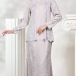 Kurung Moden Sakura In Silver