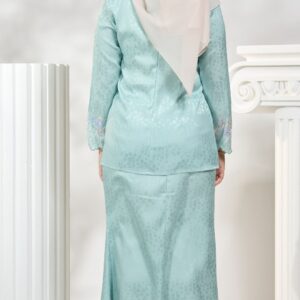 Kurung Moden Sakura In Mint Green - Thumbnail Image 2