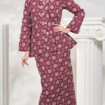 Kebaya Mini Dahlia In Maroon