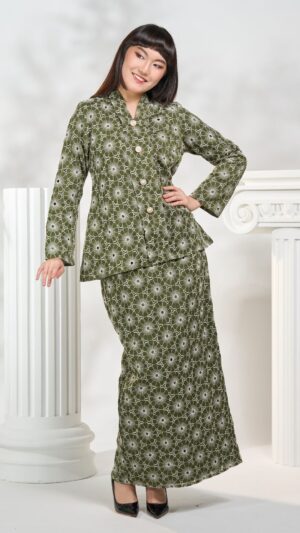 Kebaya Mini Dahlia In Olive
