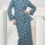 Kebaya Mini Dahlia In Tealblue